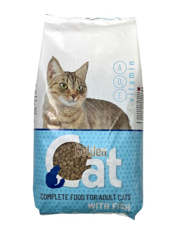 Сухий корм для котів Golden Cat зі смаком риби